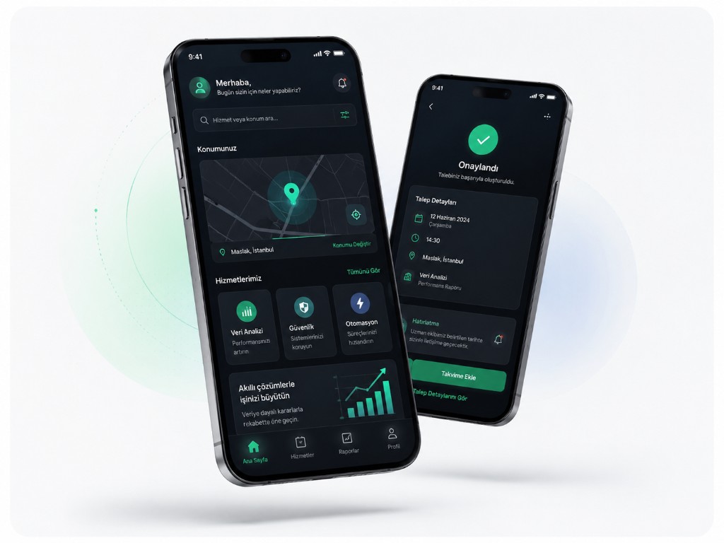 TemplatePreviewer mobil uygulama görseli